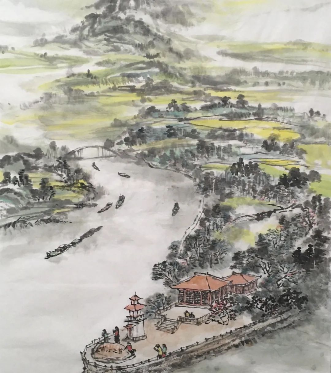 渡口船说"渡口文化美术作品展